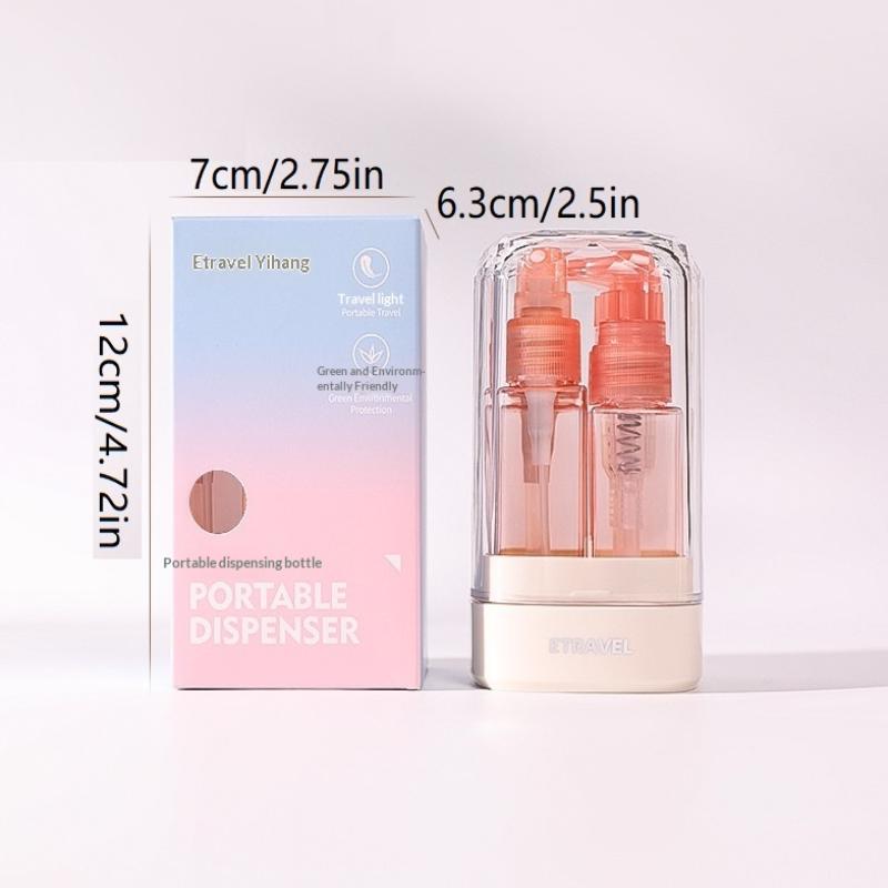 4-In-1 Travel Split Bottle Set Empty Reusable Cosmetics Bottles Leak Proof Containers For Toiletries Water Cream Spray Bottle