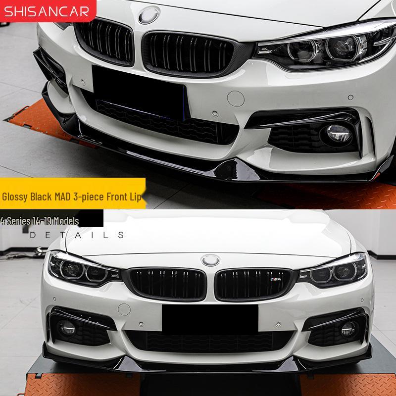 Compatible Front and Rear Lip Spoiler for BMW 4 Series 425i/430i with Quad Exhaust