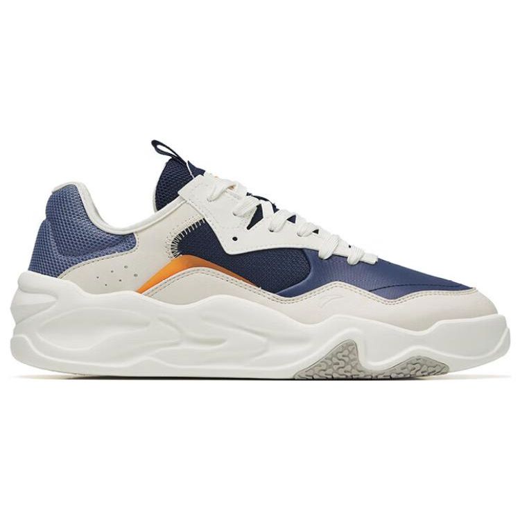 Anta Treading 2 Slip Resistant Durable Low Top Sports Casual Shoes Men Sneakers Ink-Blue 112248085-3