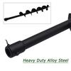 4 Inch Earth Auger Drill Bits for Planting, 4 X 31.5 Gasoline Engine Auger Post Hole Digger Drill Bits, Bulb Planter Tool with 3/4 Shaft