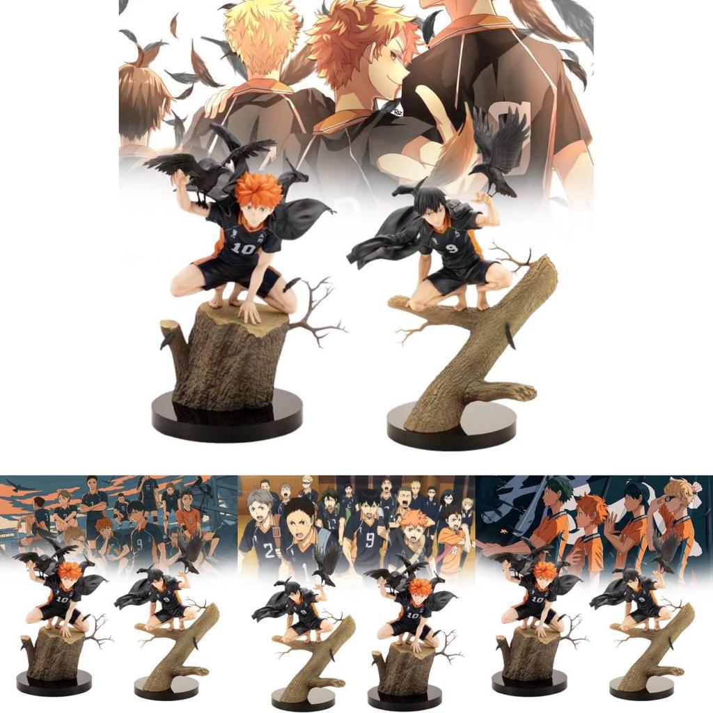 High-quality Pvc Haikyuu Gk Figure Of Hinata Shoyo And Kageyama Tobio With Detailed Base