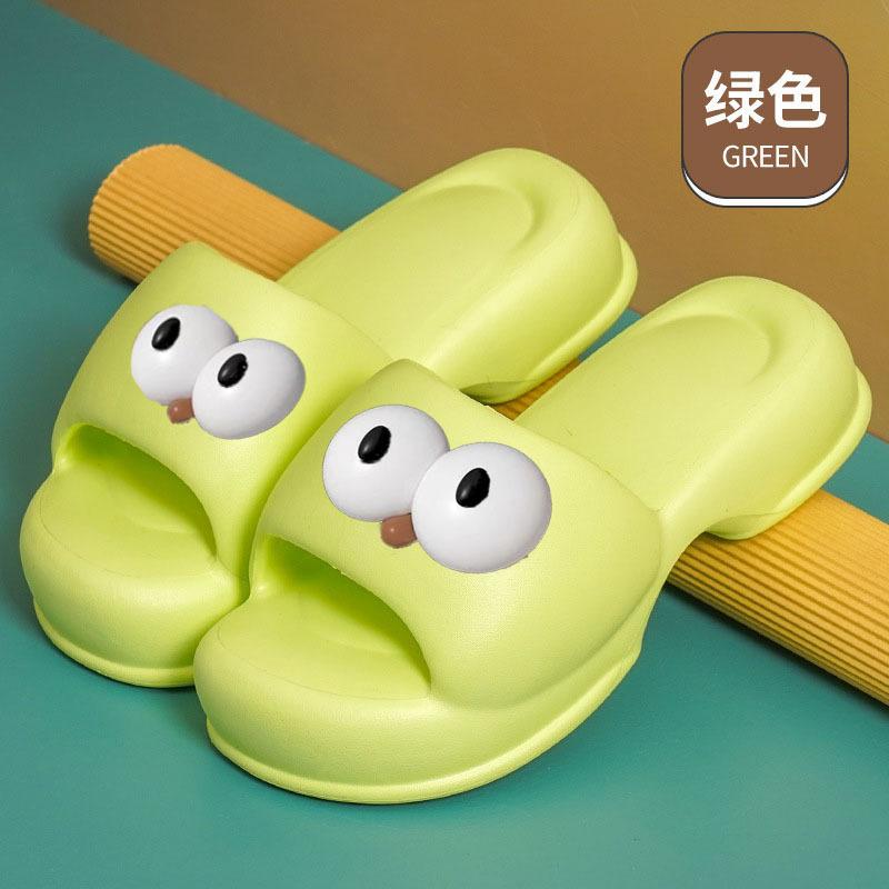 Fashion Summer Women Thick Sole Slippers Outdoor Casual Eva Platform Slippers Bathroom Anti-Slip Soft Sandals Fashion Ladies Cloud Shoes