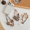 Fashionable And Creative Denim Flower Phone Lanyard, Wrist Short Rope, Water Bottle Backpack Universal Decorative Pendant