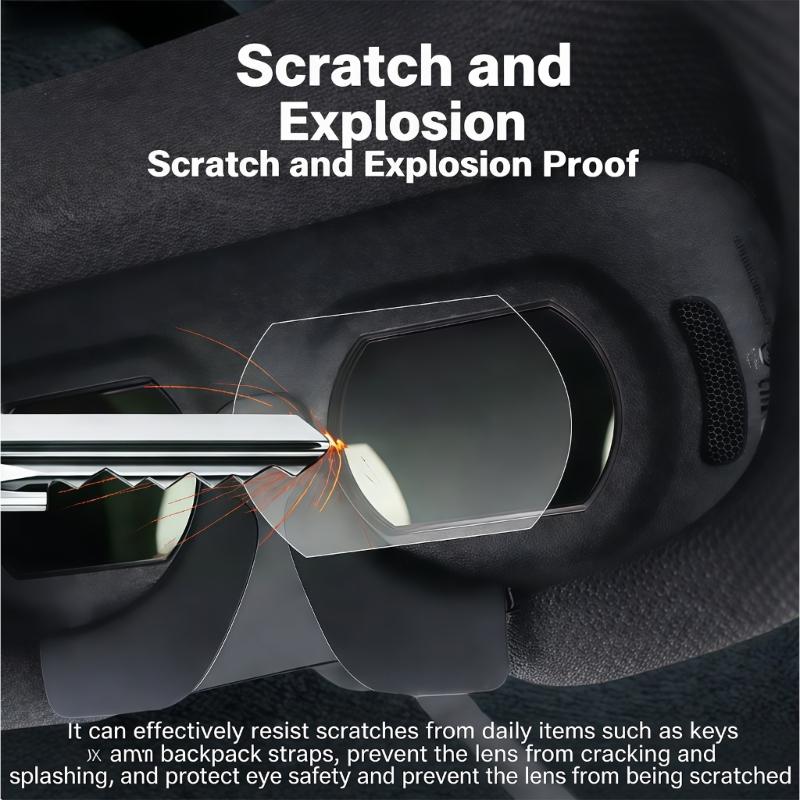 Clear Tempered Glass Film Lens Cover For N3 Goggles Waterproof And Fingerprints Resistant Goggles Lens Cover Protector