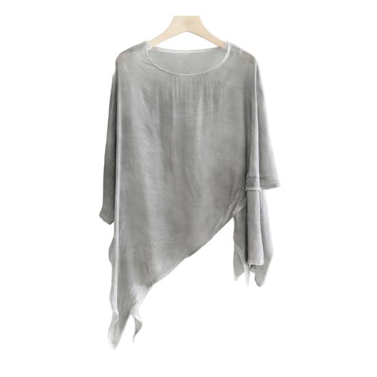 Cover Shirt Fit Coat Round Neck Up Pullover Tops Casual Vacation