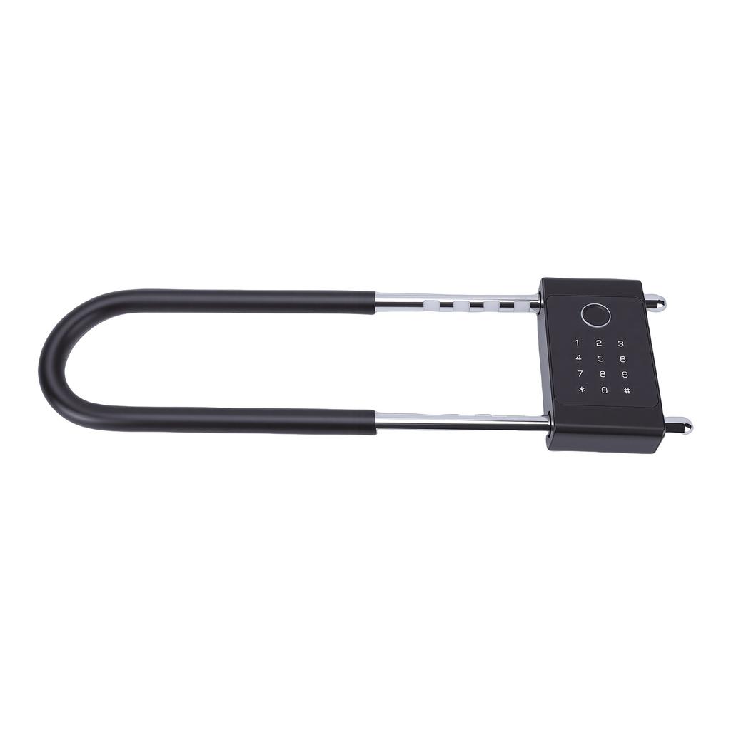 Smart U Lock Long Shackle Bike Gate Lock Support Fingerprint Password IC Card Fast Recognition Compatible with Tuya 300