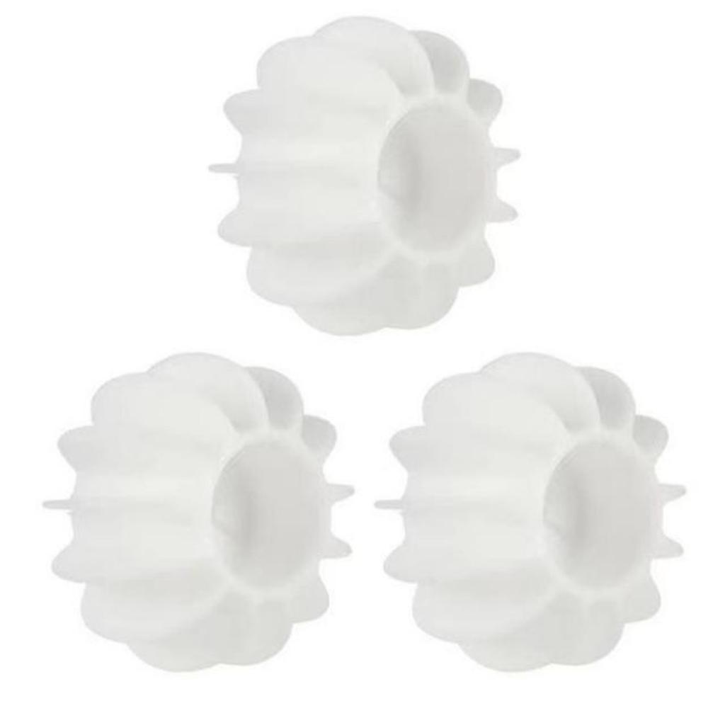 3pcs Reusable Silicone Laundry Ball Clothes Hair Cleaning Tools Pet Hair Remover Washing Machine Cat Hair Catcher Laundry Ball