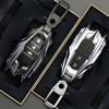 Alloy Car Key Case Cover Shell For Toyota Land Cruiser 200 300 Prado Crown TLK 200 Yaris Cross Hilux Innova Fortuner Camry 55