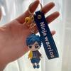 Japan Anime Demon Slayer Keychain With Figure Pendant Key Ring Party Gifts