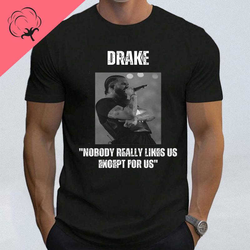Playera Drake Champagne Papi TShirt Drizzy Vintage 90s Classic Graphic T Shirts Camisa 100 Cotton Rapper Music Clothes S