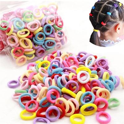 50 Stück/Set Mädchen Gummiband Elastische Haargummis Baby Mädchen Accessoires Haargummis Niedlich Süß Kinder Baby Haaraccessoires