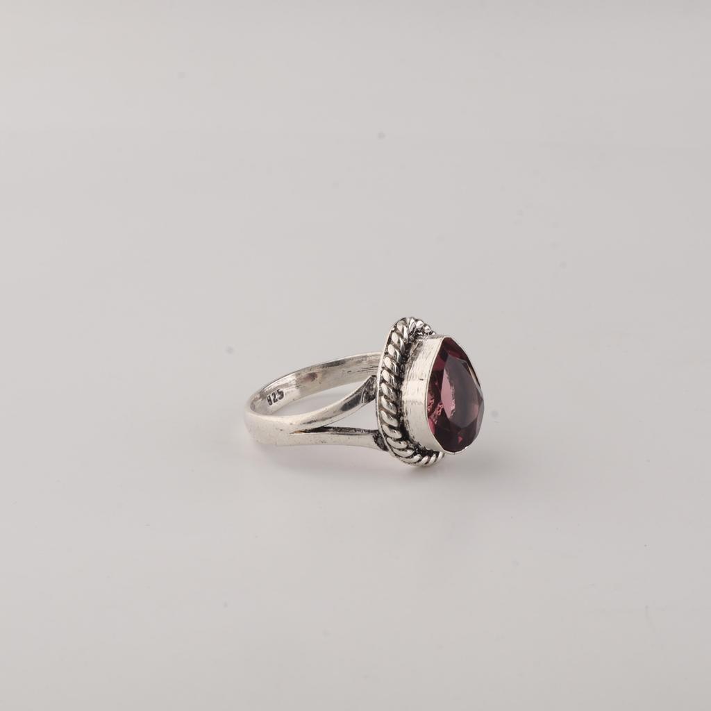 Rhodolite Gemstone 925 Sterling Silver Jewelry Handmade Designer Women Ring For Girls RR-85-15
