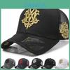 Polyester-Netz-Baseballkappe mit gesticktem Logo für Sommer-Outdoor-Herren Damen