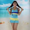 Girls' Sports Tankini with Swim Trunks - Student Style 5841