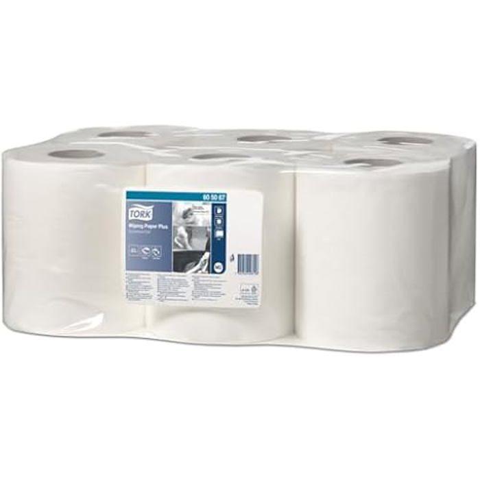 Papier Sèche-mains - TORK - Blanc - 120 M - Pour Adultes - Haute Absorption