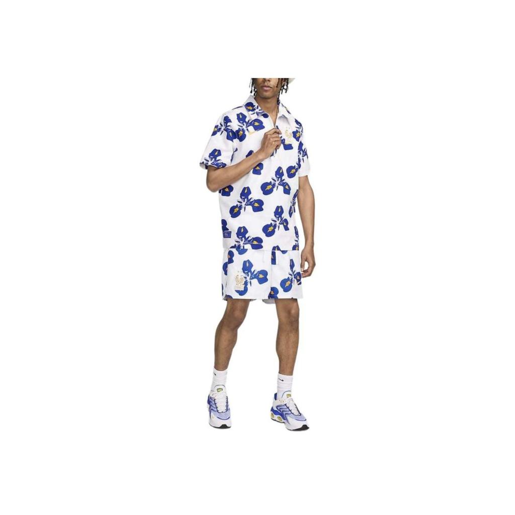 Nike Sport Essential Flow Printed Woven Lined Athletic Shorts Men Shorts Mountain-White FZ5945-121