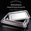 Zhuoliang Thickened 304 Stainless Steel Multi-Purpose Rectangular Tray Set