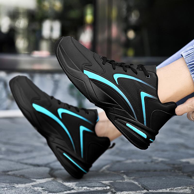 Summer Men's Leather Face Running Shoes Non-slip Oxford Sole Casual Travel Shoes Waterproof Motorcycle Boots