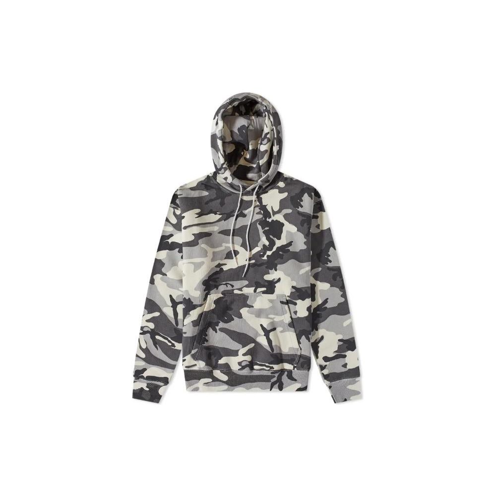 Nike Solo Swoosh Hoodie Camo Grey White DN1253-133 M