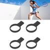 4PCS Tennis Grip Trainer Aid Tennis Tennis Racket Trainer Tool for Outdoor Sports Competitions Black