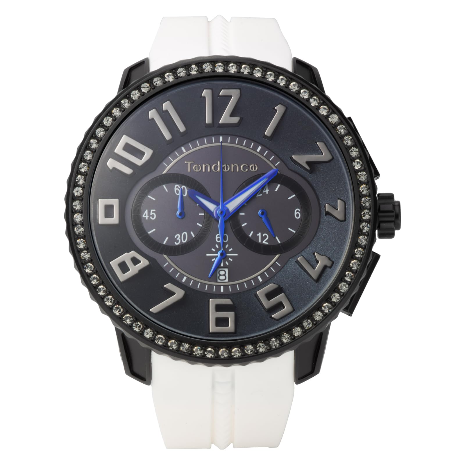 

TENDENCE ALUTECH Luxury Altec Gulliver Watch Quartz 10 ATM Water Mineral Black Aluminum Men s TY146009-WH-AM, Movement, Resistance, Glass, Dial, чорний