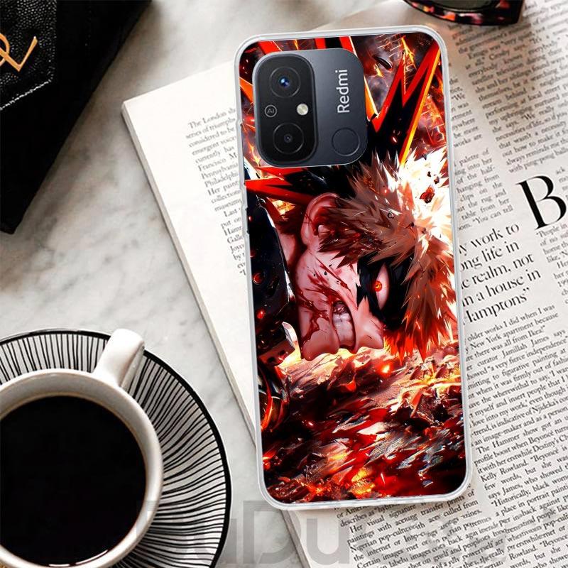 Bakugou Katsuki MHA My Hero Cover For Xiaomi Redmi 14C 13 13C 12 12C 10 10C 9 9C 9T 9A Phone Case 10A 8A 8 7A 7 6A 6 Pro K70 K60