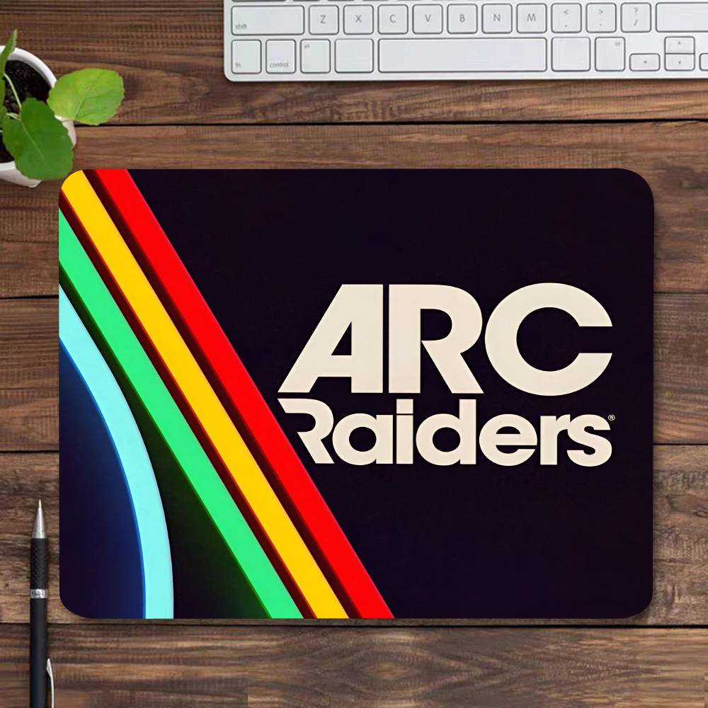 A-ARC Raiders Game Mousepad Small LockEdge Mouse Pad For Gamers Computer Desk Pad Rectangular Anti-slip Rubber