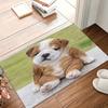 Cute Bulldog Puppy Bedroom Area Rugs Decorative Carpet & Rug Anti-slip Carpets for Living Room Decoration Alfombra Gift Home Mat