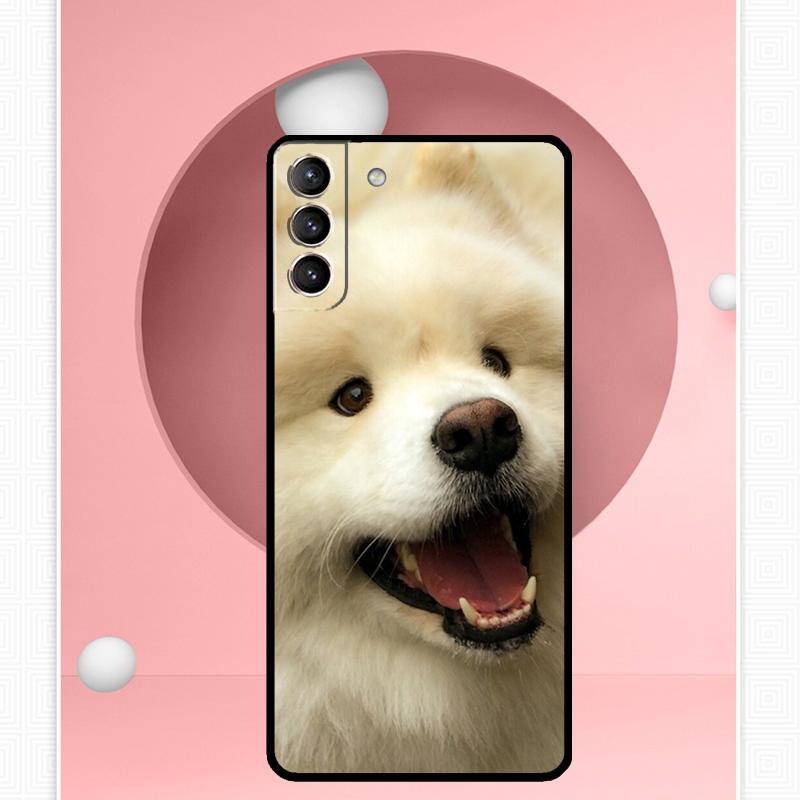 Samoyed Puppy Case For Samsung Galaxy S25 Ultra S21 S22 S23 S24 Ultra S9 S10 S20 Plus S25 FE Cover Funda