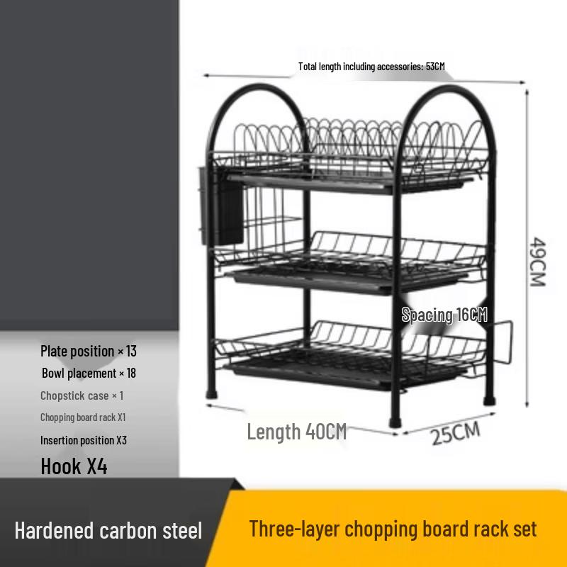 Kitchen Countertop Dish Drying Rack