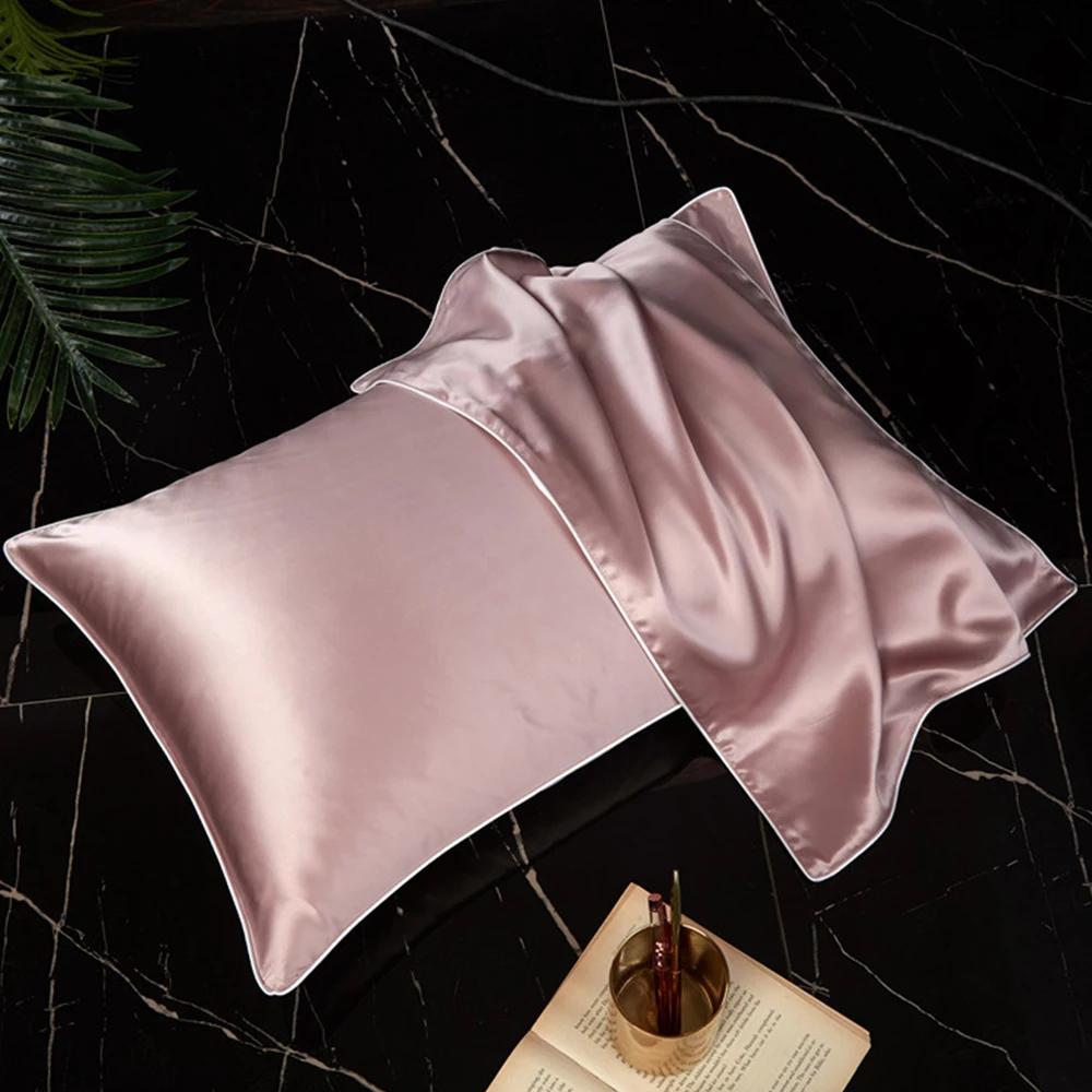 22 Momme 6A Grade Luxury High Quality Pillowcase Pure Real Natural Mulberry Silk Pillow Case with Envelope Closure Design