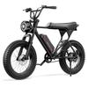 MACFOX X1S Elektrofahrrad für Erwachsene 500W Motor 48V10.4Ah Akku 20×4 Fettreifen All-Terrain E-Bike für Berg Strand Stadt Pendeln Offroad Fahren