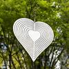 Stainless Steel Reflective Wind Spinners Outdoor Garden Decor Sparkly Wind Chime Yard Patio