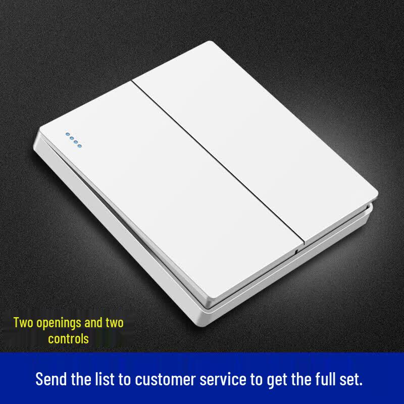 Guanshi Type 86 2-Gang 3-Way Wall Switch