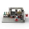 Compatible Building Blocks MOC Car Repair Shop Creative Toy Desktop Car Model Display Piece with Small Parts