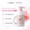 LAIKOU Rose Hydrating Hand Cream 220ml, for Dry & Rough Skin, Gentle Formula, Birthday Gift, Hand Care