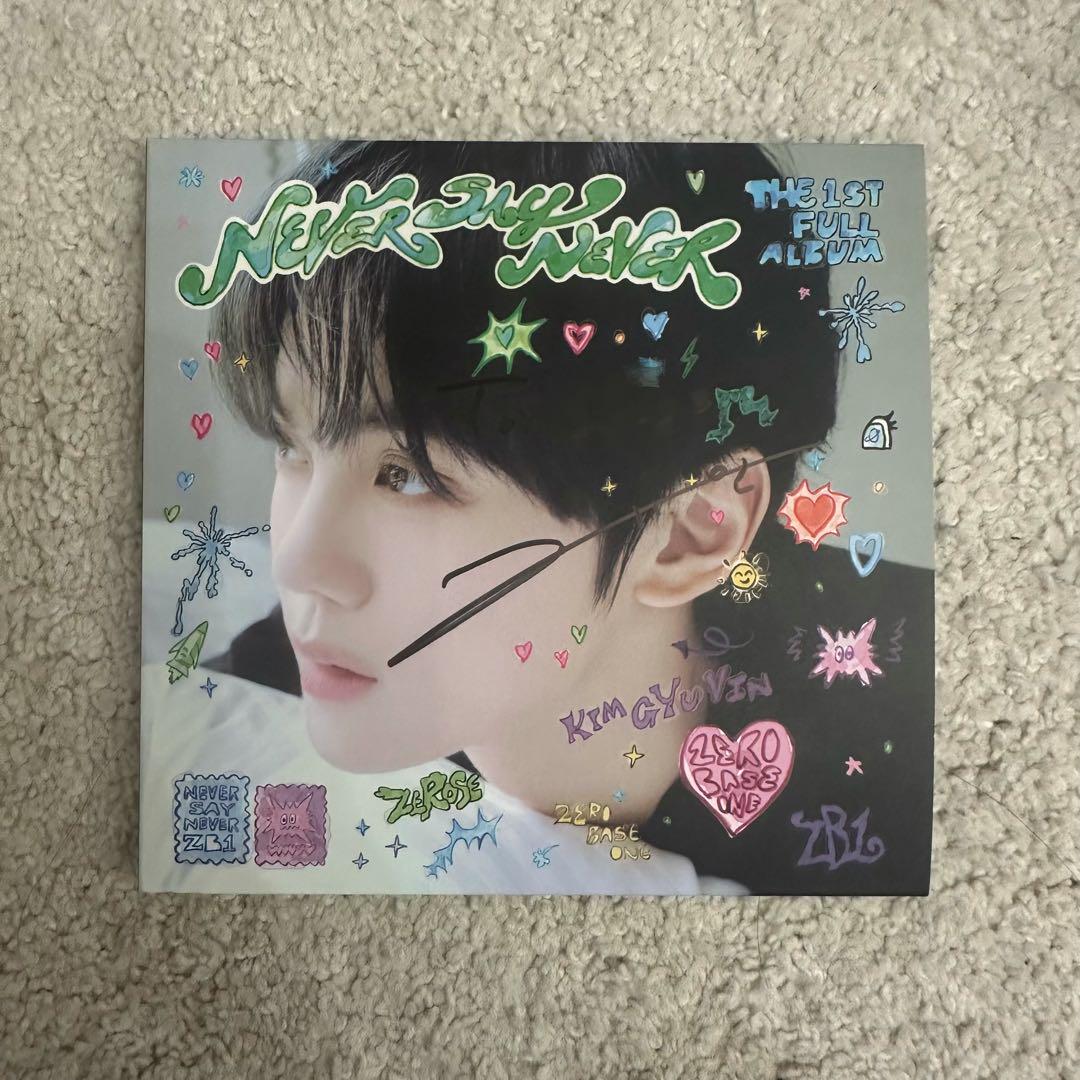 

[USED] ZEROBASEONE NEVER SAY NEVER autographed by Kim Kyubin