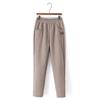 XL~5XL Autumn Winter Pants Woolen Thickened Middle-aged and Elderly Mother Pants Ladies Harlan Tapered Trousers High Waist Casual Pants