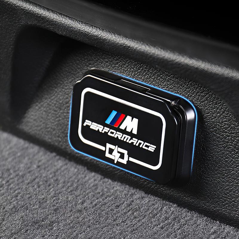 WCHT7 Car Rear Seat USB Port Dust Cover Waterproof lid For BMW F44 F40 G20 G30 G32 F48 F39 G01 G02 G07 X3 X4 X7 Series i3 E28 E90 E46