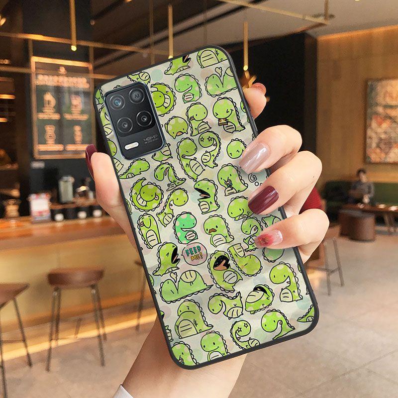 Cover Cartoon Dinosauri guscio Copertura per telefono Per oppo Realme 8Pro 6PRO 6i 7pro 9i 9pro C11 C21Y C21 C25Y C25S C3 Q3S XT Custodie coque
