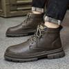 Fashion 2024 New Arrival Outdoor Men Basic Boots Mens Low Top Sneakers Genuine Leather Male Busines Boots Fashion Men's Motorcycle Boots