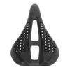 Siodło rowerowe szosowe czarne puste aerodynamiczne trwałe metalowe antypoślizgowe o wysokiej wytrzymałości siedzisko rowerowe dla