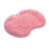 Portronia Lazy Silicone Bath Massage Cushion with Suction Cups – Foot Scrubber & Shower Massage Mat | Hands-Free Foot Cleaner for Bathroom (1pcs Ran