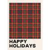Vintage Christmas Metal Wall Decoration, Holiday Sticker Sign