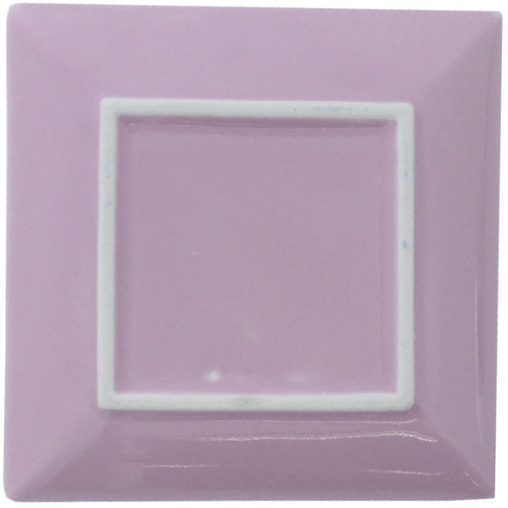 Ceramic incense dish and rabbit incense holder (pink)