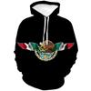 2026 European and American New Men's Sweater Mexican logo3D Digital Printing Hooded Sweater Is Sent On Behalf of Others.