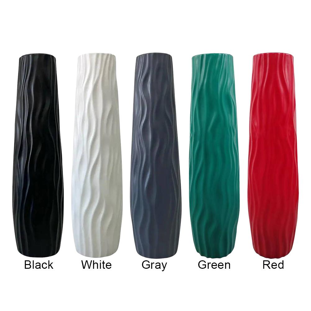 Large Floor Vase Textured Floor Standing Vase Exquisite Line Design Vase for Living Room
