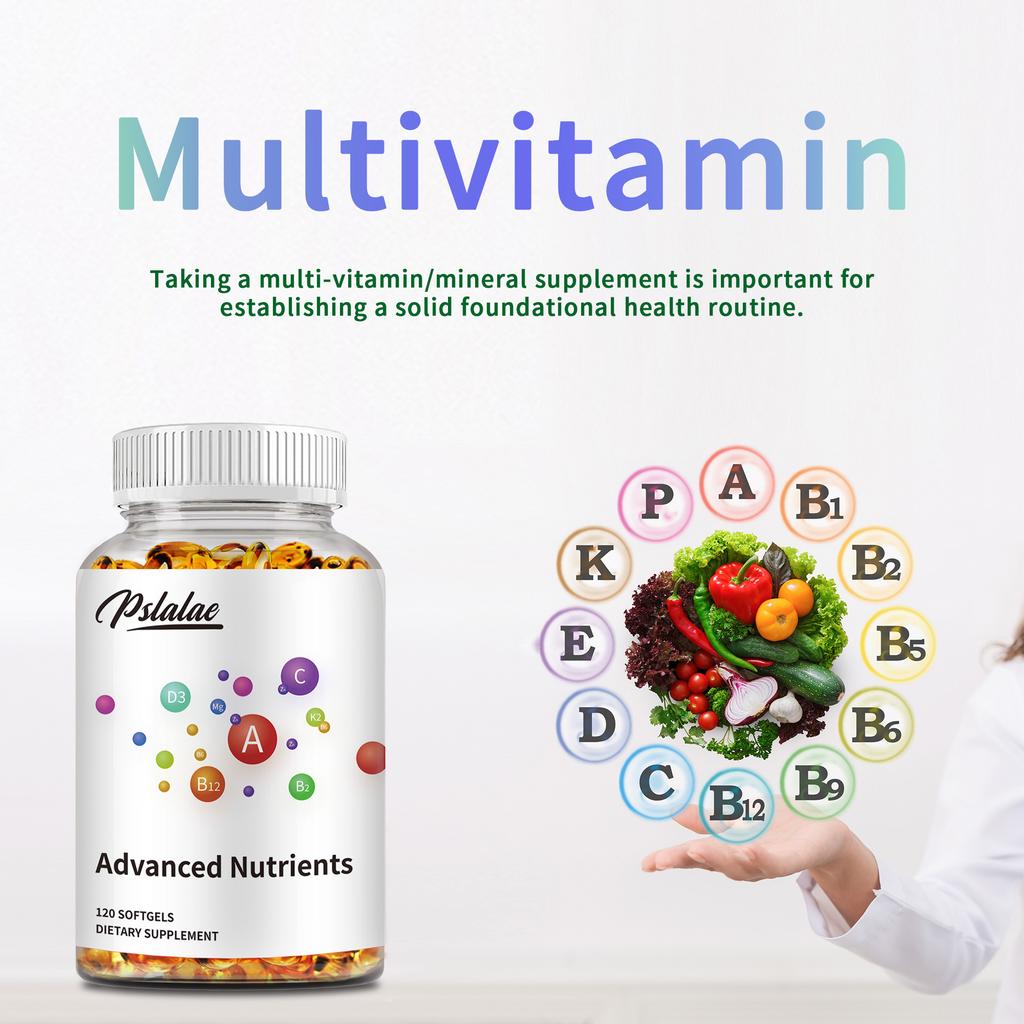 Pslalae Multivitamin and Mineral Supplement (Vitamins A, B2, B12, D3, Etc.) - Eye Health