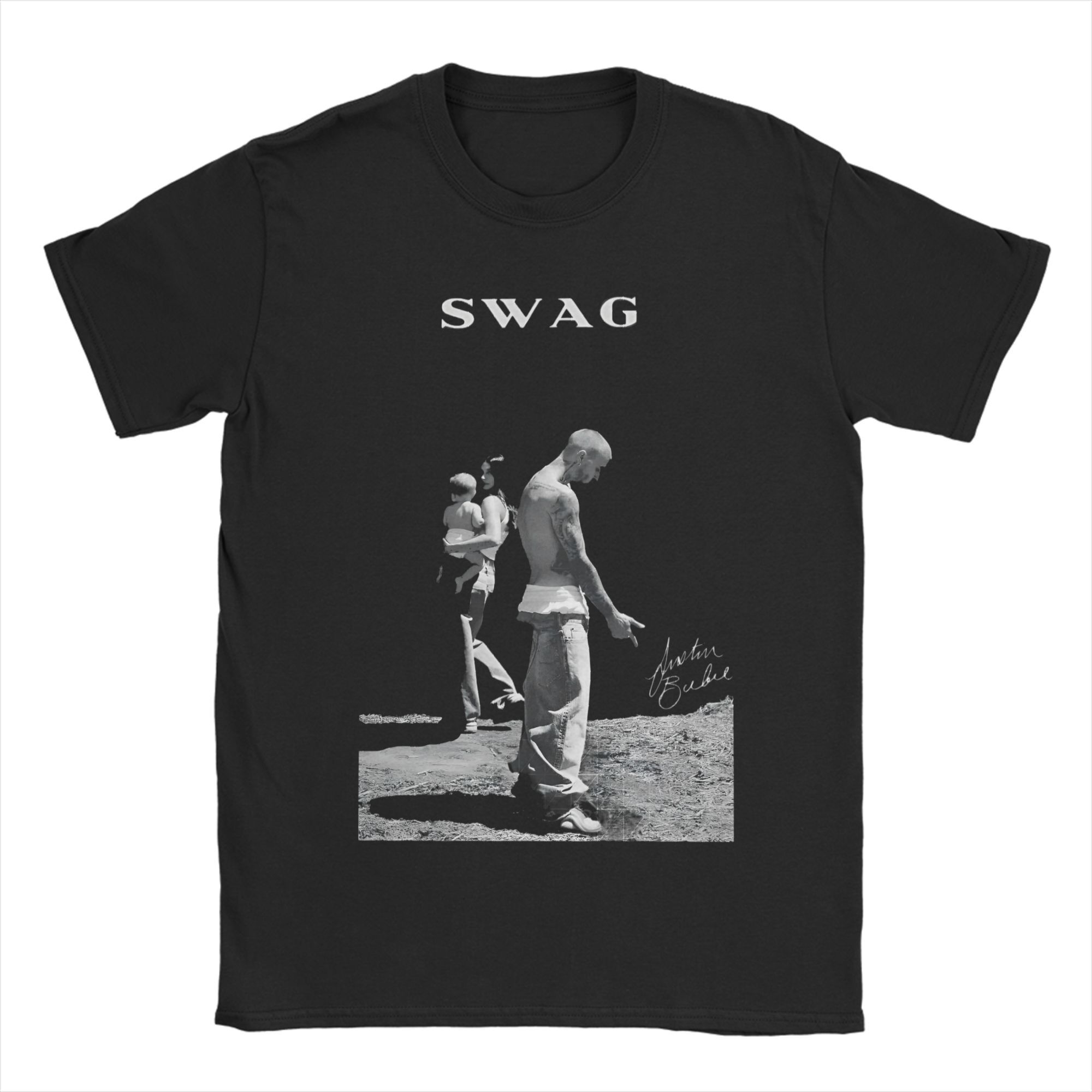 

Новинка Bieber SWAG 2025 Футболка з альбомом Джастіна Для унісекс Чиста бавовна Футболка З коротким рукавом Топи L