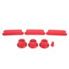 Guitar Pcs Single Set 7 Pickup Cover Replacement Plastic Single Coil Pick Up Shell Volume Tone Knob